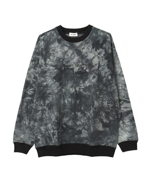 KENES GRAFFITI（ケネスグラフィティ）の「タイダイ染トレーナー（スウェット・メンズ・ブラック/グレー・S/M/L/XS）」の7枚目の写真
