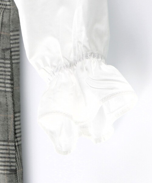 BRANSHES（ブランシェス）の「【ハレの日】チェック柄ワンピース（ワンピース・キッズ・ブラウン/グレー・100/110/120/130/140/150/160）」の18枚目の写真