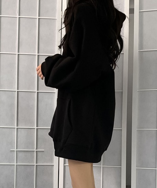 Girly Doll（ガーリードール）の「パーカ（パーカー・レディース・グレー/ブルー/ブラック/ピンク/ベージュ/レッド/グリーン・F）」の8枚目の写真