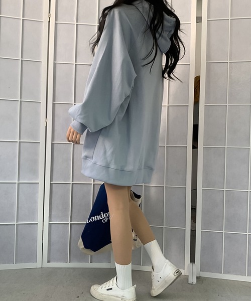 Girly Doll（ガーリードール）の「パーカ（パーカー・レディース・グレー/ブルー/ブラック/ピンク/ベージュ/レッド/グリーン・F）」の18枚目の写真