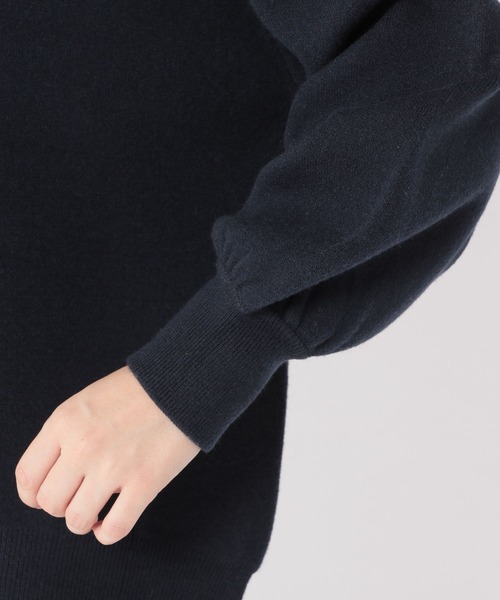 studio CLIP（スタディオクリップ）の「【お手入れラクラクニット】12ゲージソフィニーボトルネックプルオーバー（Tシャツ/カットソー・レディース・ネイビー/ピンク/ブルー/グリーン・MEDIUM/LARGE）」の13枚目の写真