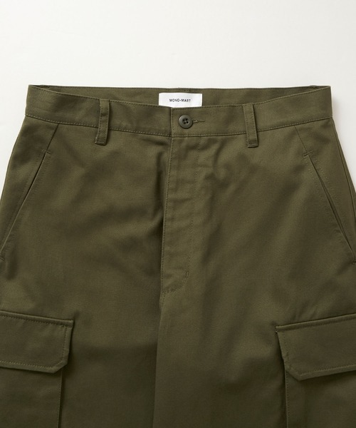 MONO-MART(モノマート)の「M-47セミワイドストレートミリタリーカーゴパンツ(カーゴパンツ・メンズ・モカ/キャメル/オリーブ/ブラック/ベージュ/ネイビー/チャコール/パープル系その他/アイボリー・M/L/S)」の21枚目の写真