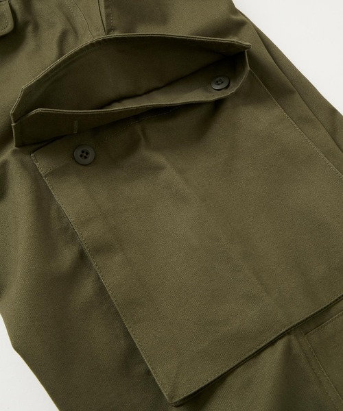 MONO-MART(モノマート)の「M-47セミワイドストレートミリタリーカーゴパンツ(カーゴパンツ・メンズ・モカ/キャメル/オリーブ/ブラック/ベージュ/ネイビー/チャコール/パープル系その他/アイボリー・M/L/S)」の18枚目の写真