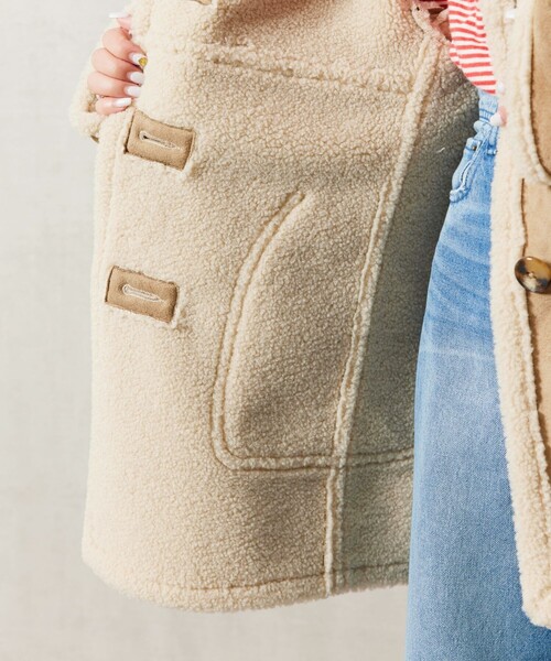 FREAK'S STORE（フリークスストア）の「【WEB限定】ムートンボアコート（その他アウター・レディース・ダークブラウン/ベージュ・ﾌﾘ-）」の7枚目の写真