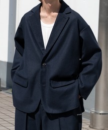 Perushu（ペルーシュ）の「サイドジップスリッドオーバージャケット(セットアップ着用可)（テーラードジャケット・レディース）」