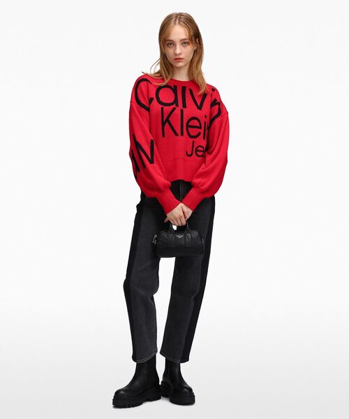 Calvin Klein（カルバン・クライン）の「アーカイブ マイクロクロス ボディバッグ（ボディバッグ/ウエストポーチ・レディース・ブラック・FREE）」の9枚目の写真