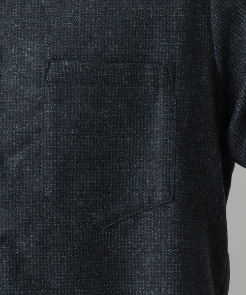 FRANK LEDER（フランクリーダー）の「【FRANK LEDER/フランクリーダー】BLUEGREY WOOL SHIRT（シャツ/ブラウス・メンズ・ダークブルー・MEDIUM）」の10枚目の写真