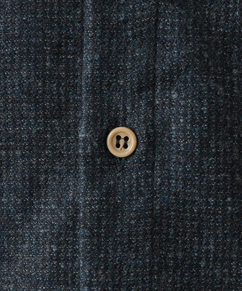 FRANK LEDER（フランクリーダー）の「【FRANK LEDER/フランクリーダー】BLUEGREY WOOL SHIRT（シャツ/ブラウス・メンズ・ダークブルー・MEDIUM）」の11枚目の写真