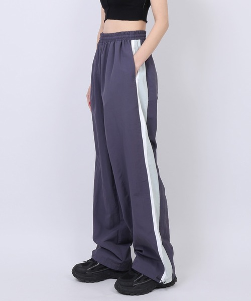 Figments(フィグメンツ)の「ラージトラックパンツ(その他パンツ・レディース・ブラック/グリーン/サックスブルー/パープル/グレー/ネイビー・SMALL/MEDIUM)」の14枚目の写真