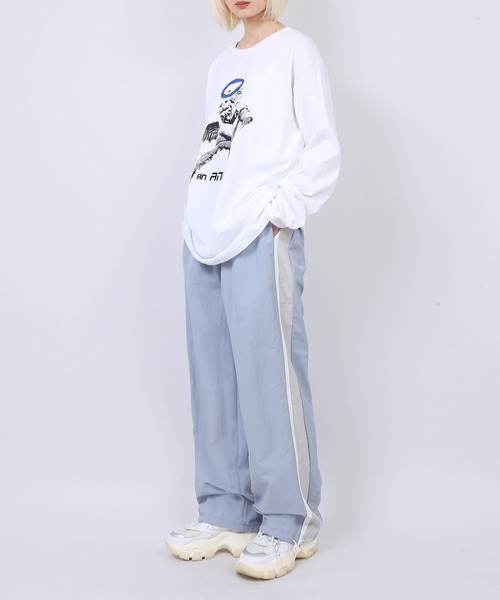 Figments(フィグメンツ)の「ラージトラックパンツ(その他パンツ・レディース・ブラック/グリーン/サックスブルー/パープル/グレー/ネイビー・SMALL/MEDIUM)」の12枚目の写真