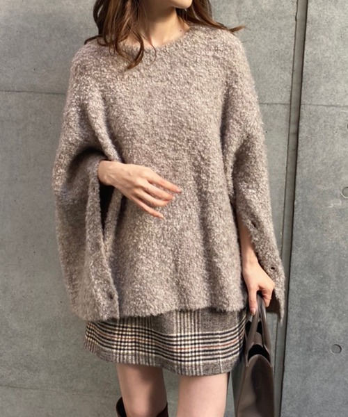 one after another NICE CLAUP（ワンアフターアナザーナイスクラップ）の「スタイルアップが叶う。ベルトセット台形ミニスカート（スカート・レディース・ベージュ/ブラック系その他/ブラウン系その他/アイボリー・FREE）」の17枚目の写真