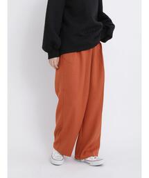 Samansa Mos2 blue | ダブルタックパンツ(その他パンツ)