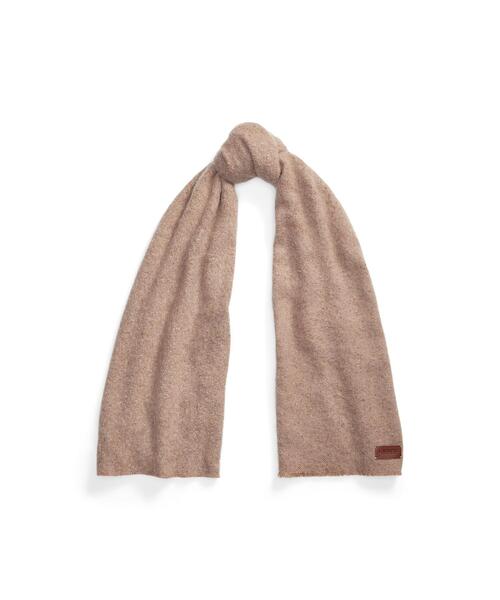 フリンジトリム ブークレ ラップ マフラー