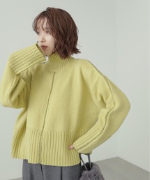 N.(N. Natural Beauty Basic) | ◆ラメパイピングミドルニット(ニット/セーター)