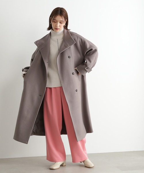 N.（N. Natural Beauty Basic）（エヌエヌナチュラルビューティーベーシック）の「◆ラメパイピングミドルニット（ニット/セーター・レディース・ライトグリーン/スミクロ/オフホワイト・MEDIUM）」の14枚目の写真