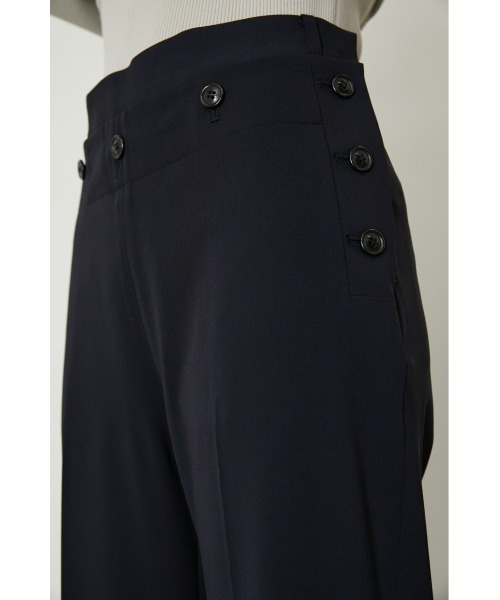 RIM.ARKリムアークワイドパンツ　センタープレス　ネイビー36 RIM.ARK | Waist move wide PT (PANTS ) |RIM.ARK ONLINE STORE