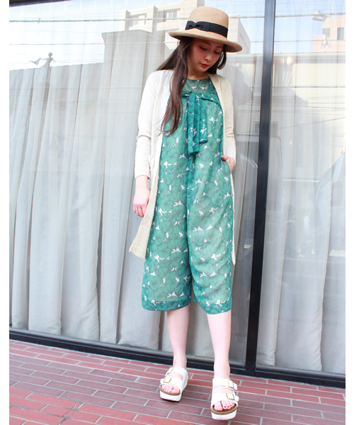 CROON A SONG（クルーンアソング）の「フランスリネンロングカーディガン（カーディガン/ボレロ・レディース・グレー/ベージュ/ライトブルー・FREE）」の16枚目の写真