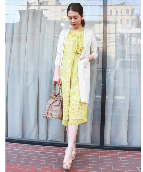 CROON A SONG（クルーンアソング）の「フランスリネンロングカーディガン（カーディガン/ボレロ・レディース・グレー/ベージュ/ライトブルー・FREE）」の14枚目の写真