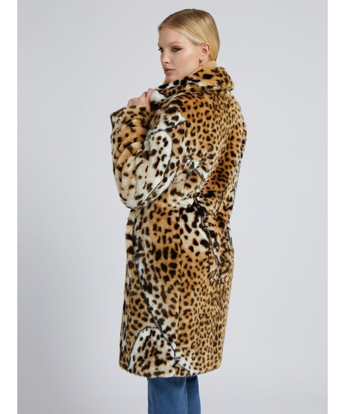 Guess（ゲス）の「Diletta Faux-Fur Coat（チェスターコート・レディース・レオパード・MEDIUM/X-SMALL/SMALL）」の8枚目の写真