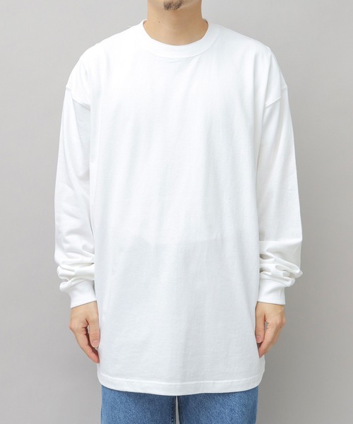United Athle(ユナイテッドアスレ)の「9.1オンス マグナムウェイト ビッグシルエット ロングスリーブTシャツ(Tシャツ/カットソー・メンズ・グレー/ブルー/ナチュラル/ブラック/カーキ/ホワイト・XL/M/L)」の21枚目の写真