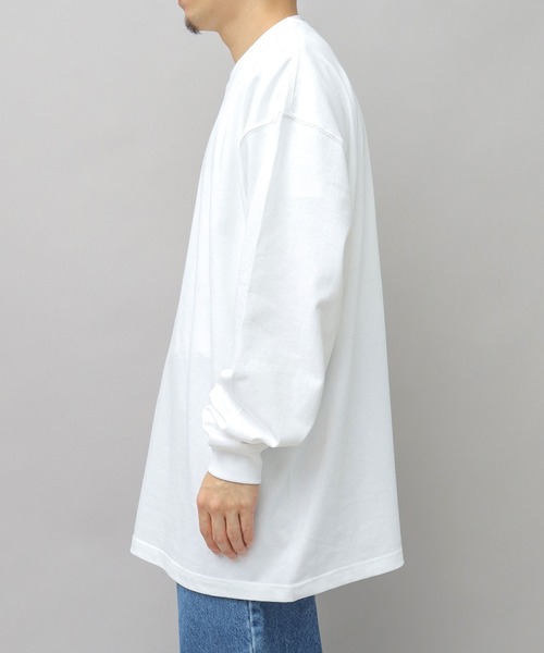 United Athle(ユナイテッドアスレ)の「9.1オンス マグナムウェイト ビッグシルエット ロングスリーブTシャツ(Tシャツ/カットソー・メンズ・グレー/ブルー/ナチュラル/ブラック/カーキ/ホワイト・XL/M/L)」の22枚目の写真