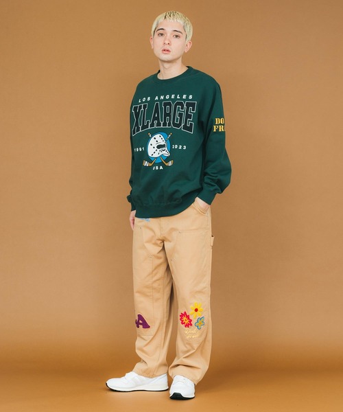 XLARGE（エクストララージ）の「HOCKEY CREWNECK SWEAT（スウェット・メンズ・レッド/グリーン/パープル/ブラック・S/M/L/XL）」の18枚目の写真