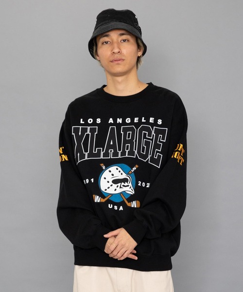 XLARGE（エクストララージ）の「HOCKEY CREWNECK SWEAT（スウェット・メンズ・レッド/グリーン/パープル/ブラック・S/M/L/XL）」の19枚目の写真