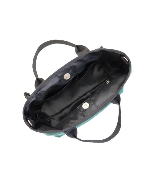 COLDE （コルデ）の「ファスナーポケット付き2wayナイロントートバッグ（トートバッグ・レディース・ブラック/グリーン/レオパード/ベージュ・FREE）」の18枚目の写真