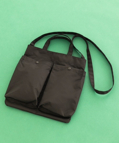 koe（コエ）の「エアヘルメットショルダーバッグ（ショルダーバッグ・レディース・ブルー/カーキ/ブラック・FREE）」の2枚目の写真