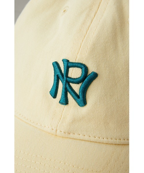 AZUL by moussy（アズールバイマウジー）の「NEO PREPPY EMBROIDERY CAP/ネオプレッピーエンブロイダリーキャップ（キャップ・メンズ・ブラック/イエロー/ホワイト系その他・FREE）」の8枚目の写真