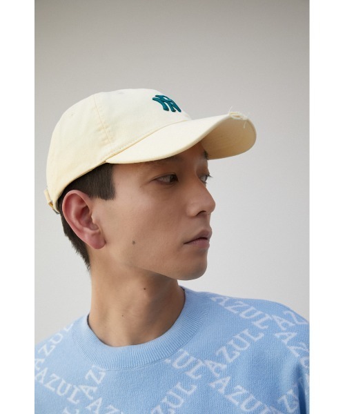 AZUL by moussy（アズールバイマウジー）の「NEO PREPPY EMBROIDERY CAP/ネオプレッピーエンブロイダリーキャップ（キャップ・メンズ・ブラック/イエロー/ホワイト系その他・FREE）」の19枚目の写真