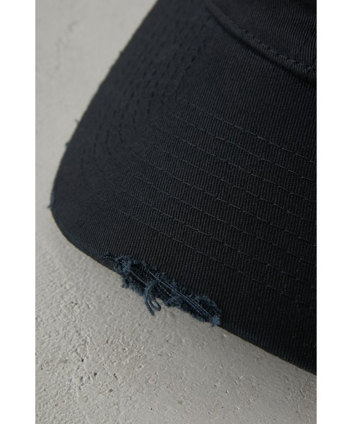 AZUL by moussy（アズールバイマウジー）の「NEO PREPPY EMBROIDERY CAP/ネオプレッピーエンブロイダリーキャップ（キャップ・メンズ・ブラック/イエロー/ホワイト系その他・FREE）」の17枚目の写真