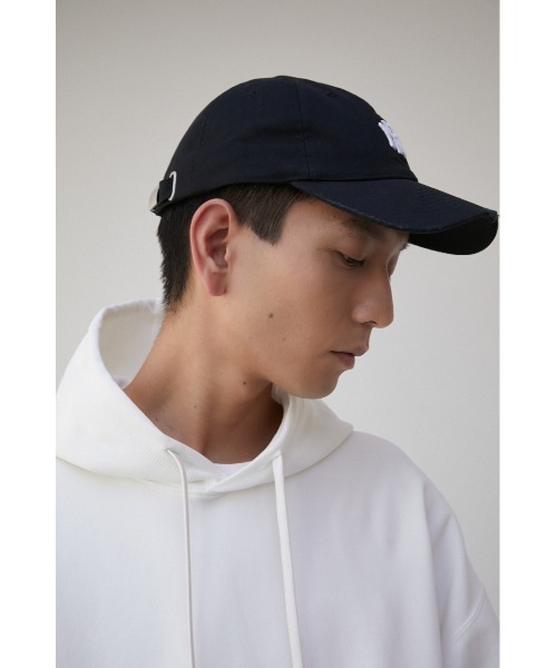 AZUL by moussy（アズールバイマウジー）の「NEO PREPPY EMBROIDERY CAP/ネオプレッピーエンブロイダリーキャップ（キャップ・メンズ・ブラック/イエロー/ホワイト系その他・FREE）」の10枚目の写真