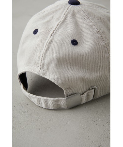 AZUL by moussy（アズールバイマウジー）の「NEO PREPPY EMBROIDERY CAP/ネオプレッピーエンブロイダリーキャップ（キャップ・メンズ・ブラック/イエロー/ホワイト系その他・FREE）」の15枚目の写真