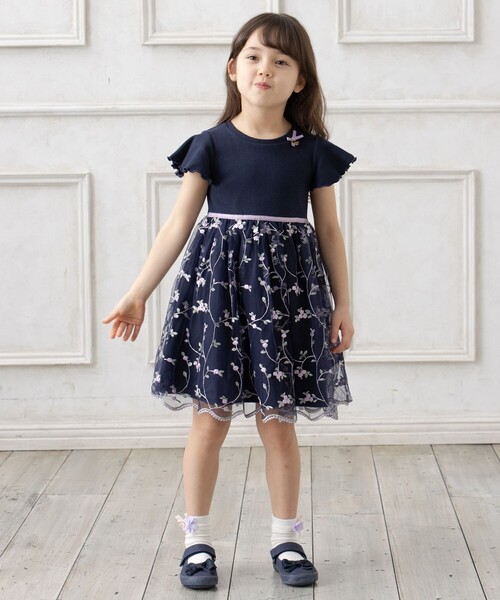 ANY（エニィ）の「刺繍チュールガーリー ワンピース（ワンピース