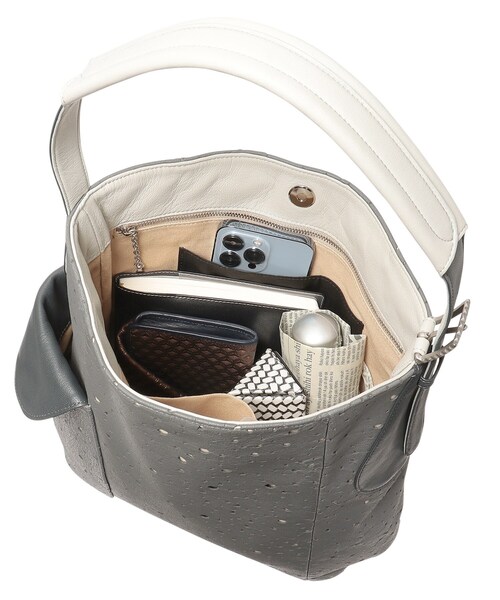 HIROKO HAYASHI（ヒロコハヤシ）の「◆FORATA(フォラータ)ワンショルダーバッグ（ショルダーバッグ・レディース・グレー系その他4・00）」の10枚目の写真