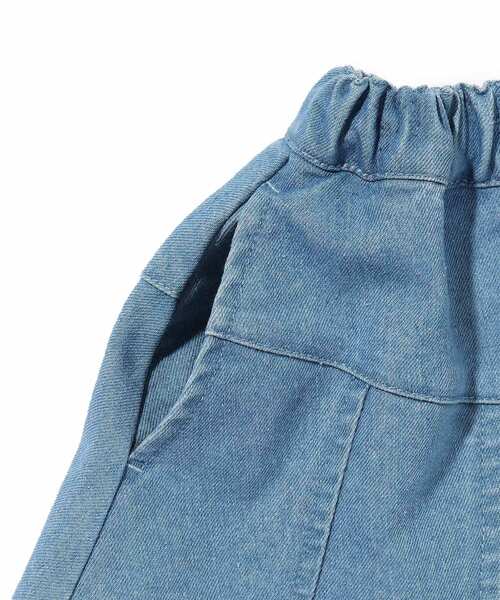 SHOO・LA・RUE（シューラルー）の「◆【110-140cm】インパン付きデニムプリーツスカート（デニムスカート・キッズ・ネイビー系5/ブルー系5・11/12/13/14）」の7枚目の写真