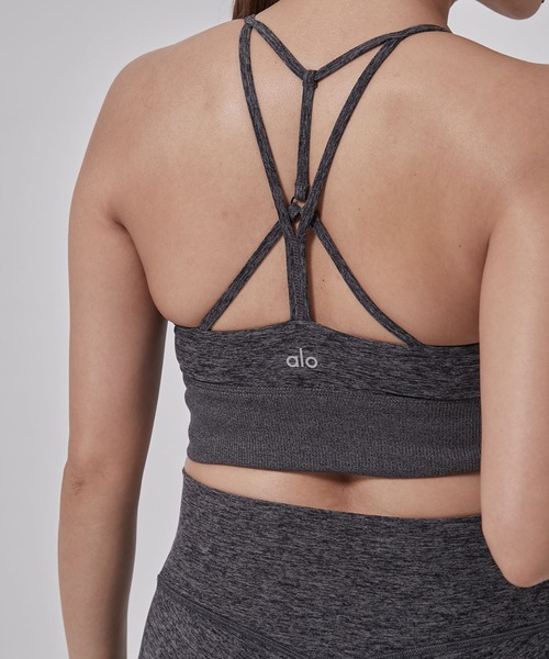 未使用】alo ALOSOFT LAVISH BRA リッチグレー 未使用】alo ALOSOFT