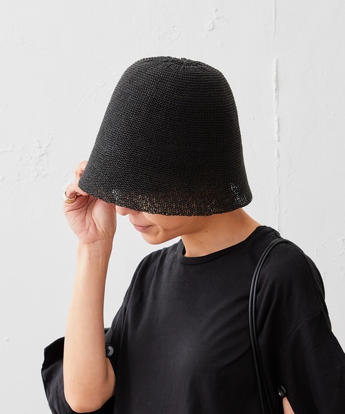 Actually（アクチュアリー）の「ペーパーサーモ ベルハット（ハット・レディース・アイボリー/ブラック/ブラウン・フリー）」の9枚目の写真