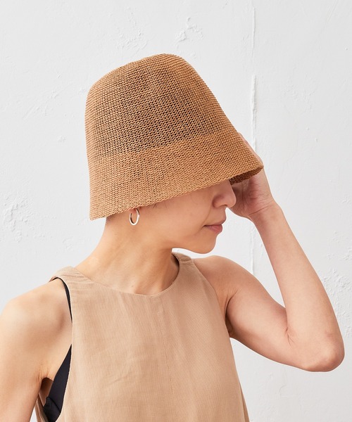 Actually（アクチュアリー）の「ペーパーサーモ ベルハット（ハット・レディース・アイボリー/ブラック/ブラウン・フリー）」の14枚目の写真