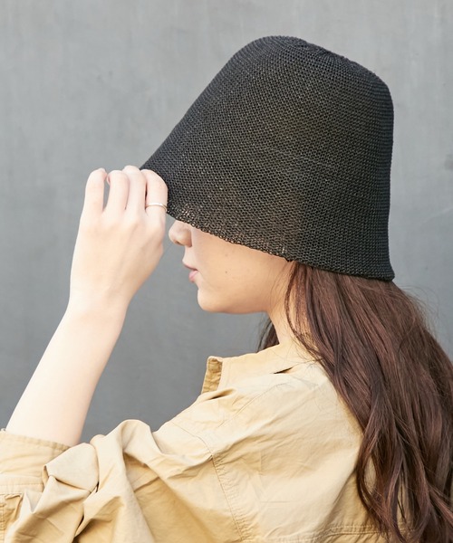 Actually（アクチュアリー）の「ペーパーサーモ ベルハット（ハット・レディース・アイボリー/ブラック/ブラウン・フリー）」の15枚目の写真