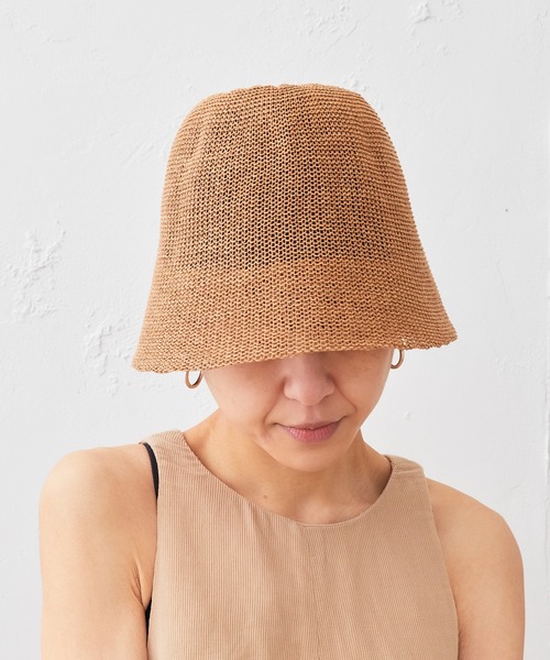 Actually（アクチュアリー）の「ペーパーサーモ ベルハット（ハット・レディース・アイボリー/ブラック/ブラウン・フリー）」の16枚目の写真