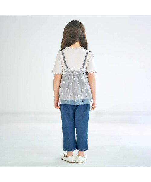 apres les cours（アプレレクール）の「ウエストスカラップパンツ（その他パンツ・キッズ・サーモンピンク/ブルー/アイボリー/サックスブルー・80/130/140/100/120/110/90）」の20枚目の写真