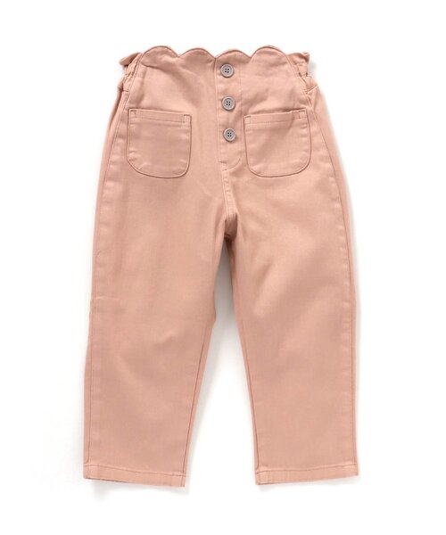 apres les cours（アプレレクール）の「ウエストスカラップパンツ（その他パンツ・キッズ・サーモンピンク/ブルー/アイボリー/サックスブルー・80/130/140/100/120/110/90）」の12枚目の写真