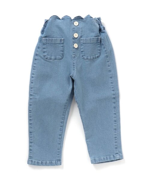 apres les cours（アプレレクール）の「ウエストスカラップパンツ（その他パンツ・キッズ・サーモンピンク/ブルー/アイボリー/サックスブルー・80/130/140/100/120/110/90）」の13枚目の写真