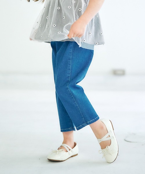 apres les cours（アプレレクール）の「ウエストスカラップパンツ（その他パンツ・キッズ・サーモンピンク/ブルー/アイボリー/サックスブルー・80/130/140/100/120/110/90）」の4枚目の写真