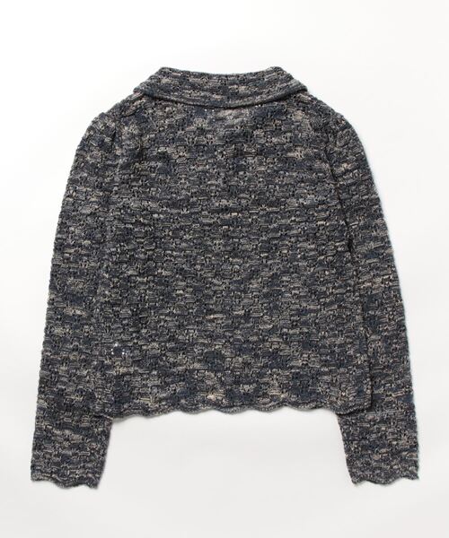 MOUSSY（マウジー）の「OPEN WORK ニットポロ（ニット/セーター