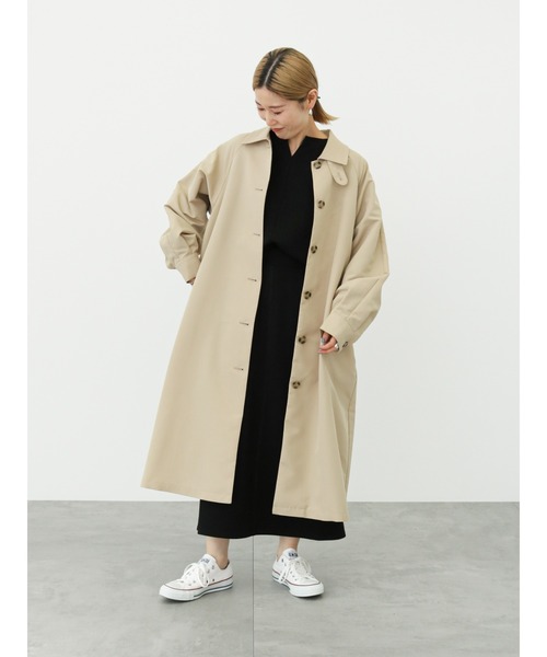 Samansa Mos2 blue(サマンサモスモスブルー)の「カットカーディガン(セットアップ可)(カーディガン/ボレロ・レディース・ライトベージュ/ブルー/ブラック/シルバーグレー/グリーン・フリ-)」の11枚目の写真