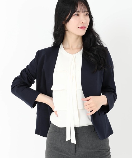 ジャケット　ストロベリー　フィールズ　新品、未使用 ノーカラージャージジャケット ジャケット（ノーカラー