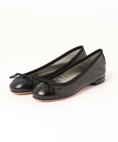 CORSO ROMA,9(コルソローマ)の「【CORSO ROMA 9】ラウンドトウソフトバレエシューズ(W31501)(バレエシューズ・レディース・アイボリー/ブラック・37/38/35/39/36)」の2枚目の写真